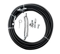 Perceuse électrique machine de nettoyage de canalisations 1-5 mètres avec extension outils de tuyaux d'égout ressort de nettoyage drague plomberie tarière à arbre flexible câble cheveux salle de bain