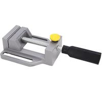 Perceuse - Étau de banc - Mini pince - Fixation pour la menuiserie - Alliage d'aluminium - Compact - Argenté