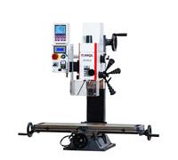 Perceuse-fraiseuse X 480 Y 175 mm Z 280 mm CM2/M10 0,85 kW 230V table longue affichage digital Torros PF20LD VARIO