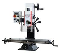 Perceuse-fraiseuse X 480 Y 175 mm Z 280 mm CM2/M10 0,85 kW 230V vitesses variables table longue Torros PF20L VARIO