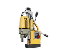 VEVOR Perceuse Magnétique 1200 W, Perceuse à Colonne Force 12500 N, Vitesse Variable, Max. Diamètre d'Alésage 40 mm, avec 2 Forets de Carottage, pour Installation Construction Chantier, Jaune