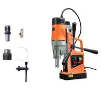 Perceuse magnétique, moteur 1550 W, vitesse réglable de 0 à 500 tr/min, orange/noir