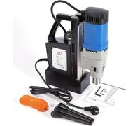 Perceuse magnétique - Perceuse magnétique 1680 W - Base électromagnétique - Plage de perçage 3-28 mm - 300 tr/min - Alimentation secteur CA - Noir