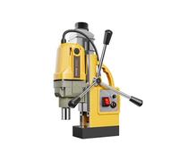 VEVOR Perceuse Magnétique 1400 W, Perceuse à Colonne Portable, Force 12500 N, Vitesse 800 tr/min, Max. Diamètre d'Alésage 40 mm, avec 11 Forets de Carottage, pour Installation Construction Chantier