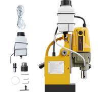 Perceuse magnétique SucceBuy-1400W, 2810 lbf Perceuse magnétique, 1,6 trous, 800 tr/min