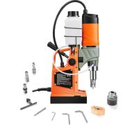 Perceuse magnétique SucceBuy - Perceuse magnétique portable 1450 W, 2810 lbf, diamètre de perçage 1,6 pouces
