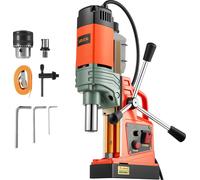Perceuse magnétique VEVOR 1350 W, diamètre de perçage 50 mm, puissance 12 500 N, adaptée à l'usinage des surfaces métalliques