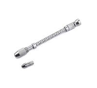 Perceuse Manuelle Semi-automatique à Spirale, Métal Argenté, 0,2-2 MM | Outil à Pression Rotative, Serrage Précis, pour Loisirs Créatifs, Modèles, Caoutchouc et Bois