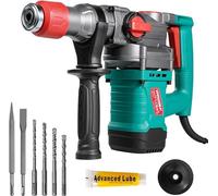 Perceuse-marteau avec embrayage de sécurité, perforatrice SDS-Plus pour béton, 4400 coups par minute, 790 tours par minute. Marteau-piqueur, 900W. Perceuses-marteaux