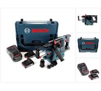 Perceuse-marteau sans fil Bosch GBH 18V-26 F, 18V, 2,6J, système SDS-Plus, livrée dans une mallette L-Boxx, avec aspirateur de poussière GDE 18V-16, 2 batteries de 2Ah et un chargeur