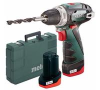 Perceuse Metabo PowerMaxx BS; 12 V; 2x2,0 Ah accu.