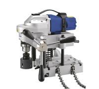 Perceuse pour scie à trépan jusque ø 127 mm 1,1 kW avec chaîne pour tubes de 32 à 203 mm niveau à bulle intégré Metallkraft RB127
