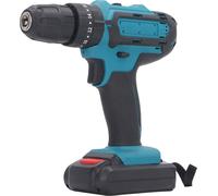 Perceuse sans fil 2 vitesses 3/8 24 UNF Keyless Chuck Portable Hand Electric Drill with 2 Batteries