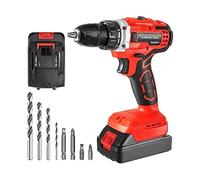 Perceuse sans fil 20V tournevis sans brosse électrique Mini pilote d'alimentation sans fil batterie Lithium-Ion cc outils de forage à 2 vitesses