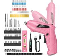 Perceuse sans fil 3,6V, Tournevis électrique, Kit 171pcs accessoires inclus | Avec Mandrin 1/4 », Poignée À Double Position, Éclairage LED, Outil De Bricolage, Idéal Pour Femme