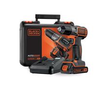 Perceuse sans fil Autosense 16/28 Nm - BLACK+DECKER - avec 1 batterie 18V 1,5Ah - chargeur - coffret - ASD18K-QW