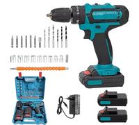 Perceuse sans fil avec 2 piles de 21 V, ensemble de perceuse électrique de 40 N.m
