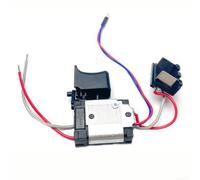 Perceuse sans fil avec bouton poussoir de contrôle et lumière LED pour outils électriques, montage facile, noir
