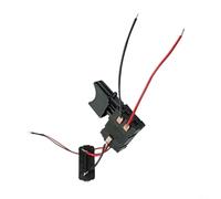 Perceuse sans fil avec interrupteur à gâchette 16,8 V 18 V, contrôleur de perceuse électrique avec éclairage LED
