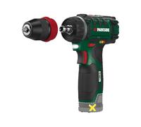Perceuse sans fil Parkside PBSA 12 X12V, verrouillage de broche, LED, en coffret (sans chargeur ni batterie)