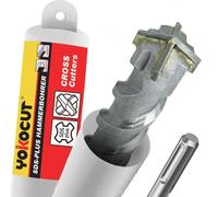 Perceuse SDS Plus 40x600 mm, burin perforateur, 4 tranchants, pour béton armé, maçonnerie, béton