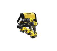 Perceuse Stanley - SFMCK461D2S-QW - COMBO V20 : Perceuse Percutor BRUSHLESS + Visseuse a Impact BRUSHLESS