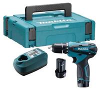 Perceuse visseuse 10,8 V - MAKITA - avec 2 batteries 1,3Ah- chargeur - MAKPAC- DF330DWJ