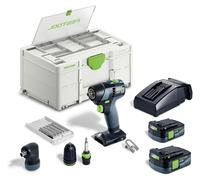 Perceuse-visseuse 10,8V TXS 12 2,5-Set + 2 batteries 2,5Ah + chargeur + coffret SYSTAINER SYS3 DF M 187 - FESTOOL - 576874