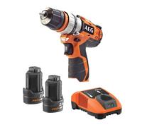 Perceuse visseuse 12V + 2 batteries 2Ah + sac de transport - BS12C2 LI-202B AEG Powertools
