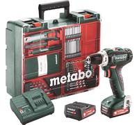 Perceuse-visseuse 12V 2x2Ah avec accessoires PowerMaxx BS 12 Set - METABO 601036870