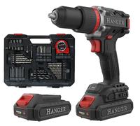 Perceuse-visseuse 18 V DD18-60Z2+ 60 Nm + 2 batteries 2 Ah + 1 chargeur + coffret 75 outils HANGER 400120