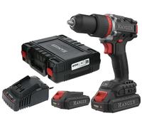 Perceuse-visseuse 18 V DD18-60Z2 60 Nm + 2 batteries 2 Ah + 1 chargeur rapide + coffret HANGER 400110