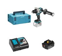 Perceuse-visseuse 18V 141 Nm DDF492ZJ + 1 batterie BL1850B 18V 5 Ah + chargeur rapide DC18RC MAKITA