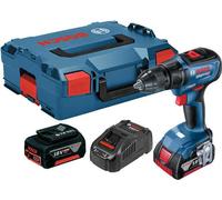 Perceuse-visseuse 18V 50 Nm - BOSCH - avec 2 batteries 18V 5.0Ah - chargeur - L.Boxx - 06019H5001