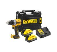 Perceuse visseuse 18V 90 Nm - DEWALT - avec 2 batteries 18V 5.0Ah - chargeur - coffret - DCD800H2T-QW