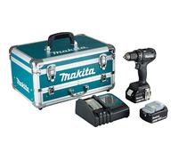 Perceuse visseuse 18V avec accessoires + 2 batteries 5Ah + chargeur rapide + coffret - MAKITA - DDF485TX2B