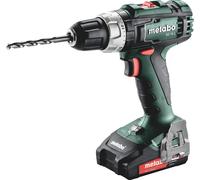 Perceuse-visseuse 18V BS 18 L + 2 batteries 2Ah + chargeur + coffret - METABO -XMETABO 602321500