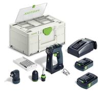 Perceuse-visseuse 18V CXS 18 C 3,0-SET + 2 batteries 3Ah + chargeur + coffret Systainer SYS3 - FESTOOL - 576884