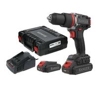 Perceuse visseuse 18V DD18 60Z2 60Nm + 2 batteries 2Ah + 1 chargeur rapide + coffret HANGER 400110
