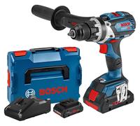 Perceuse-visseuse 18V GSR 18V-110 C + 2 batteries ProCORE 4Ah + chargeur + L-BOXX - BOSCH - 06019G010A