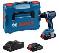 Perceuse-visseuse 18V GSR 18V-65 Professional + 2 batteries ProCORE 4 Ah + chargeur rapide + coffret L-BOXX - BOSCH - 06019N3206