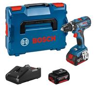 Perceuse-visseuse 18V GSR18V-28 + 2 batteries 4Ah + chargeur en coffret L-BOXX - BOSCH - 06019H410A