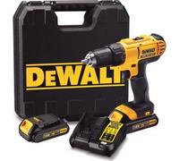 Perceuse-visseuse 18V XR - DEWALT - avec 2 batteries 18V 1,5 Ah - chargeur - mallette -DCD771S2-QW