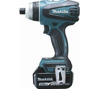 Perceuse visseuse 4 fonctions 18 V Li-Ion 5 Ah MAKITA - 2 batteries, chargeur, coffret - DTP141RTJ