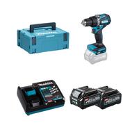 Perceuse-visseuse 40V 64Nm DF002GZ01 + 2 batteries 40V 2,5 Ah + chargeur rapide DC40RA MAKITA