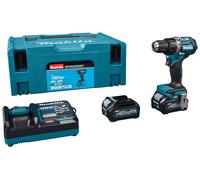 Perceuse visseuse 40V max XGT - MAKITA - 2 batteries 2.5Ah - chargeur - MakPac - DF002GD201