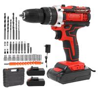 Perceuse-visseuse à batterie - 48 Nm - 1350 tr/min - Lampe de travail - 2 batteries - Type C