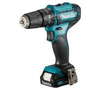 Perceuse visseuse à percussion 12 V Li-Ion 2 Ah CXT Ø 10 mm - MAKITA HP333DWAE