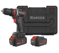 Perceuse-visseuse à percussion 18 V DC18-90X5 + 2 batteries Li-Ion 5 Ah + chargeur + Hangbox HANGER 400201