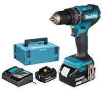 Perceuse-visseuse à percussion 18V + 2 batteries 5Ah + chargeur rapide + coffret MAKPAC - MAKITA - DHP485RTJ